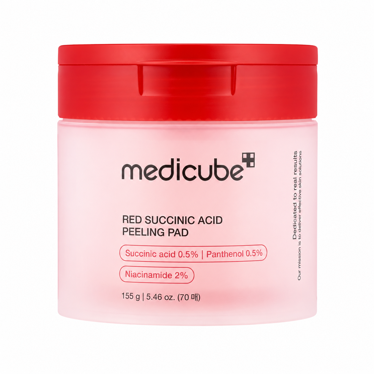 Medicube – Red Succinic Acid Peeling Pad, 70 pads / 155g