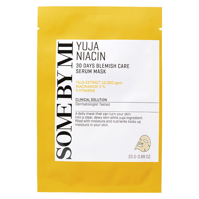 SOME BY MI - Yuja Niacin Blemish Serum Mask