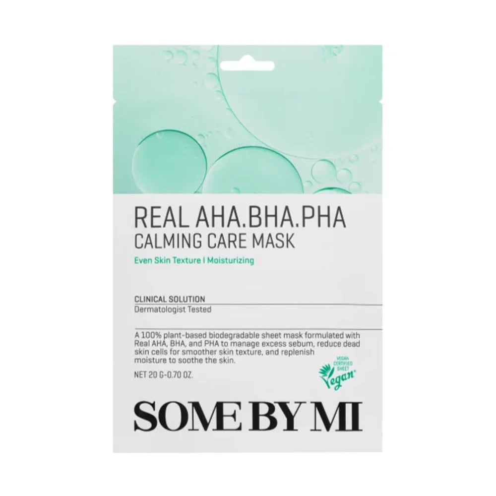 SOME BY MI - Real AHA-BHA- PHA Calming Care Mask