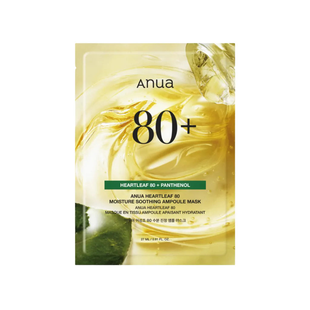 Anua - Heartleaf 80 Moisture Soothing Ampoule Mask, 1pc