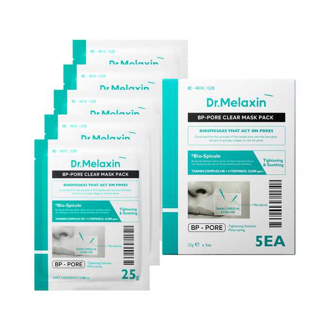 Dr.Melaxin – BP-Pore Clear Facial Mask – 5EA