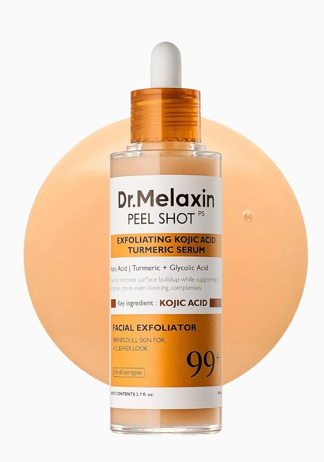 Dr.Melaxin PEEL SHOT EXFOLIATING KOJIC ACID TURMERIC SERUM 80ml