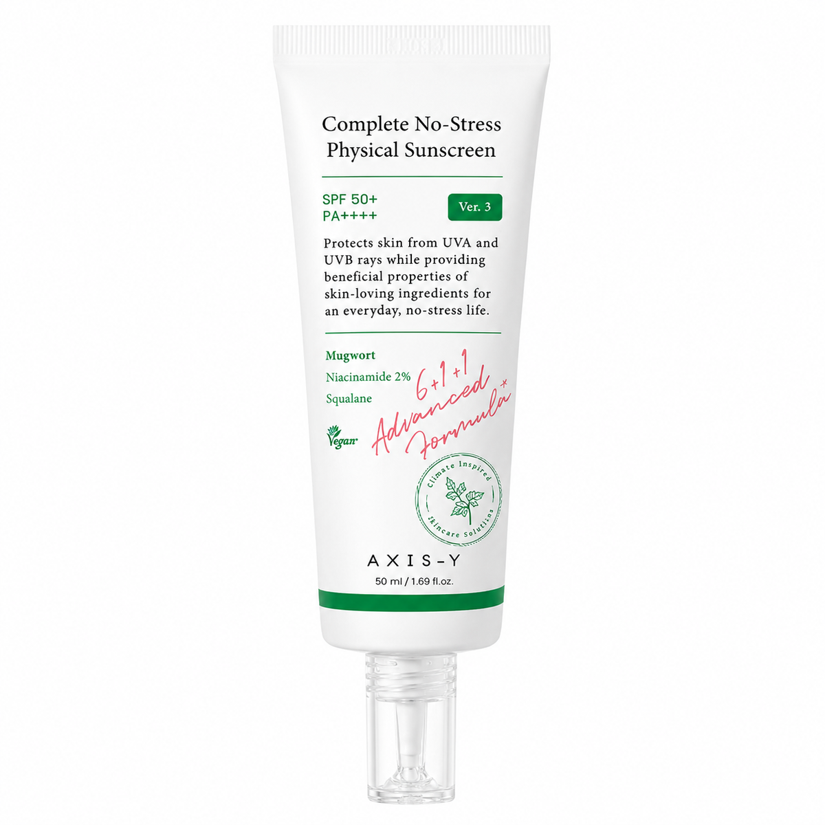 AXIS-Y Complete No-Stress Physical Sunscreen, 50ml