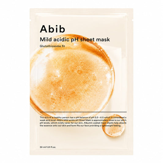 Abib Mild Acidic pH Sheet Mask Glutathiosome Fit