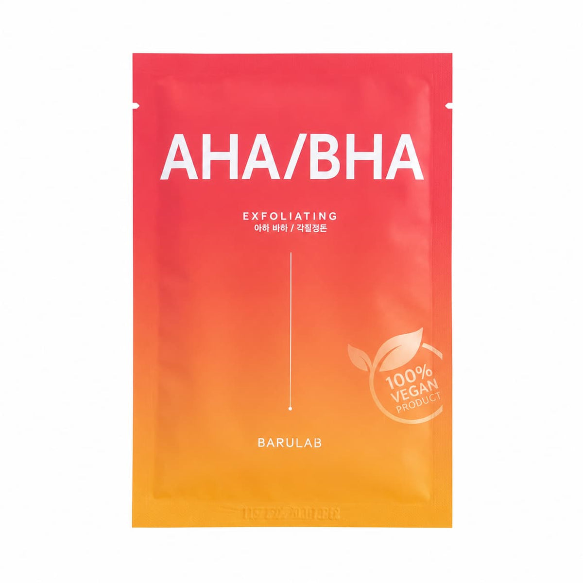 Barulab – The Clean Vegan AHA/BHA Mask, 1 sheet