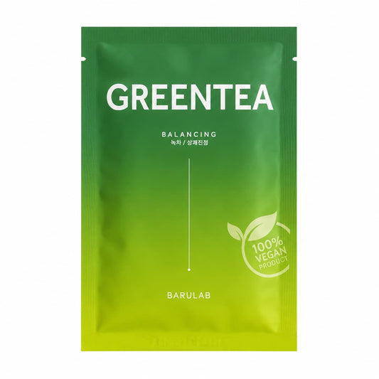 Barulab – The Clean Vegan Mask Greentea, 1 sheet