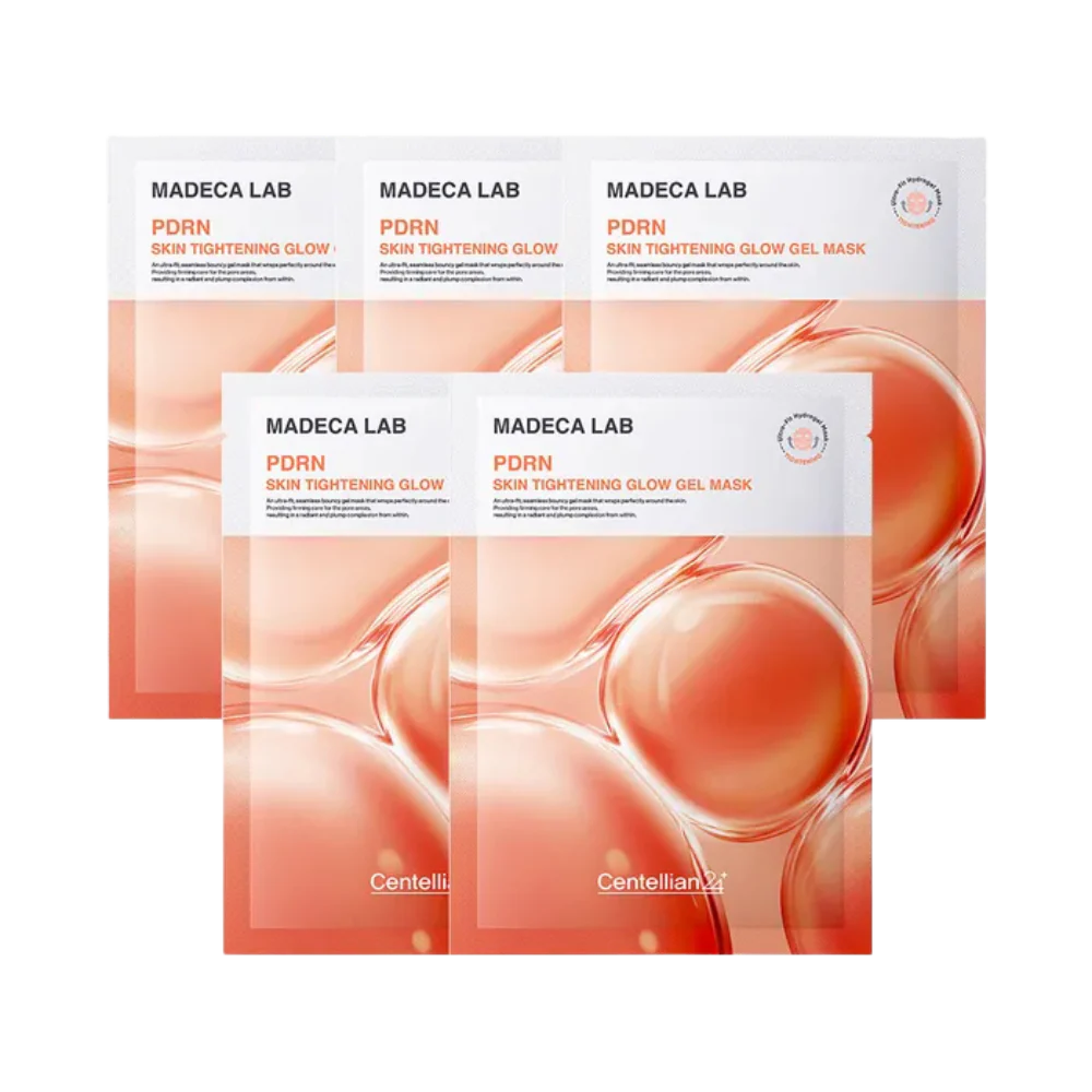Centellian24 - PDRN Skin Tightening Glow Gel Mask Pack, 5 sheets