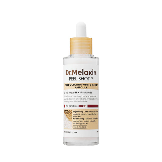 Dr.Melaxin - Peel Shot Exfoliant White Rice Ampoule, 80ml
